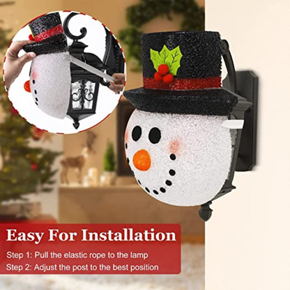 Snowman Porch Light Covers