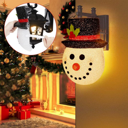 Snowman Porch Light Covers