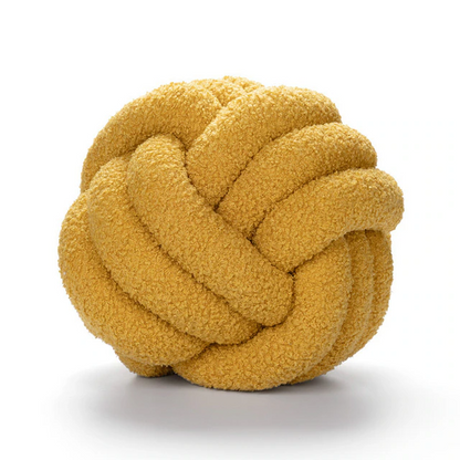 Soft Knotted Decorative Pillow