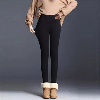 Winter Warmest Legging High Waist Stretchy Fleece Pants