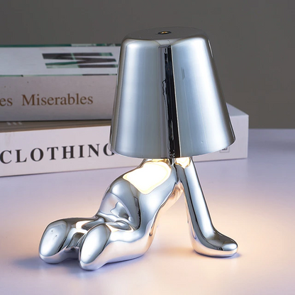 Lismali Home and Decor Thinker Table Lamp Collection - Touch Dimmable Wireless Led Night Light