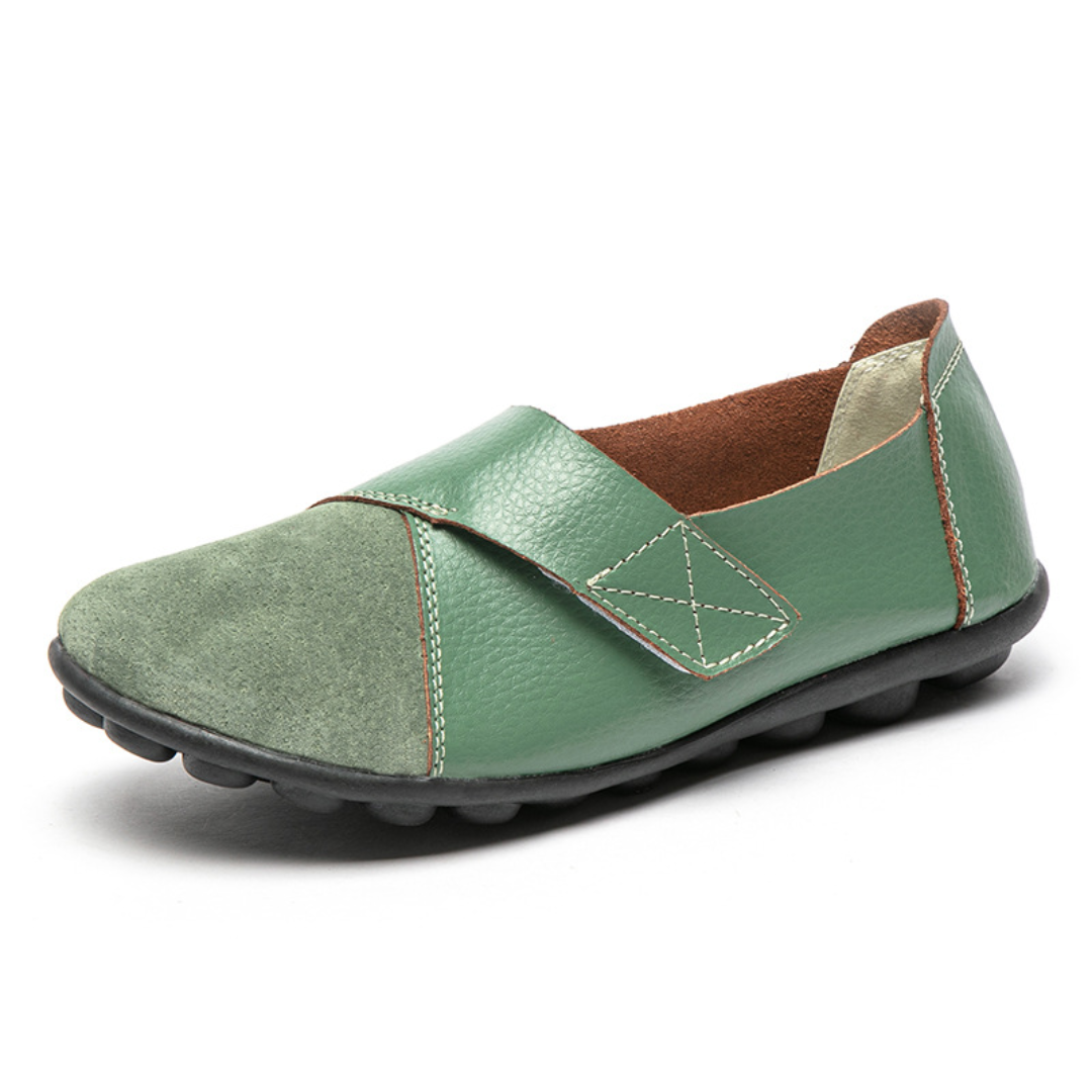 Lismali Uniqcomfy Wide Toe Box & Wide Size Leather Moccasin - New Colors