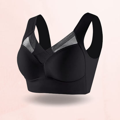 TQWQT Bras for Women Thin Soft Comfy Daily Bras, Seamless Leisure Bras for  Women, a To D Cup, with Removable Pads,Black XXXL