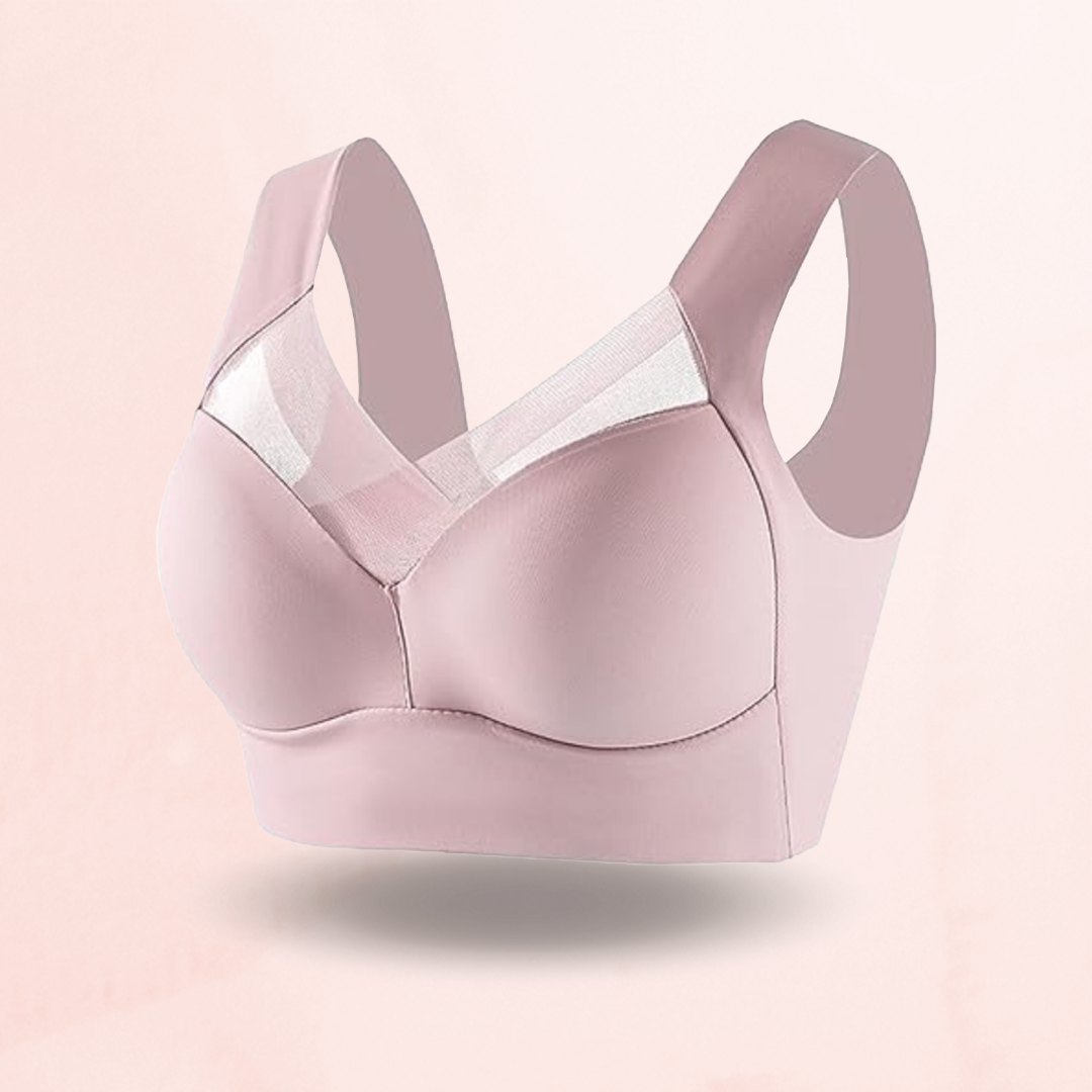 Cathalem Comfortable Seamless Full Coverage Bra for Women Bras with Soft  Support Regular and Plus Size Womens Bras Support(Pink,L) 