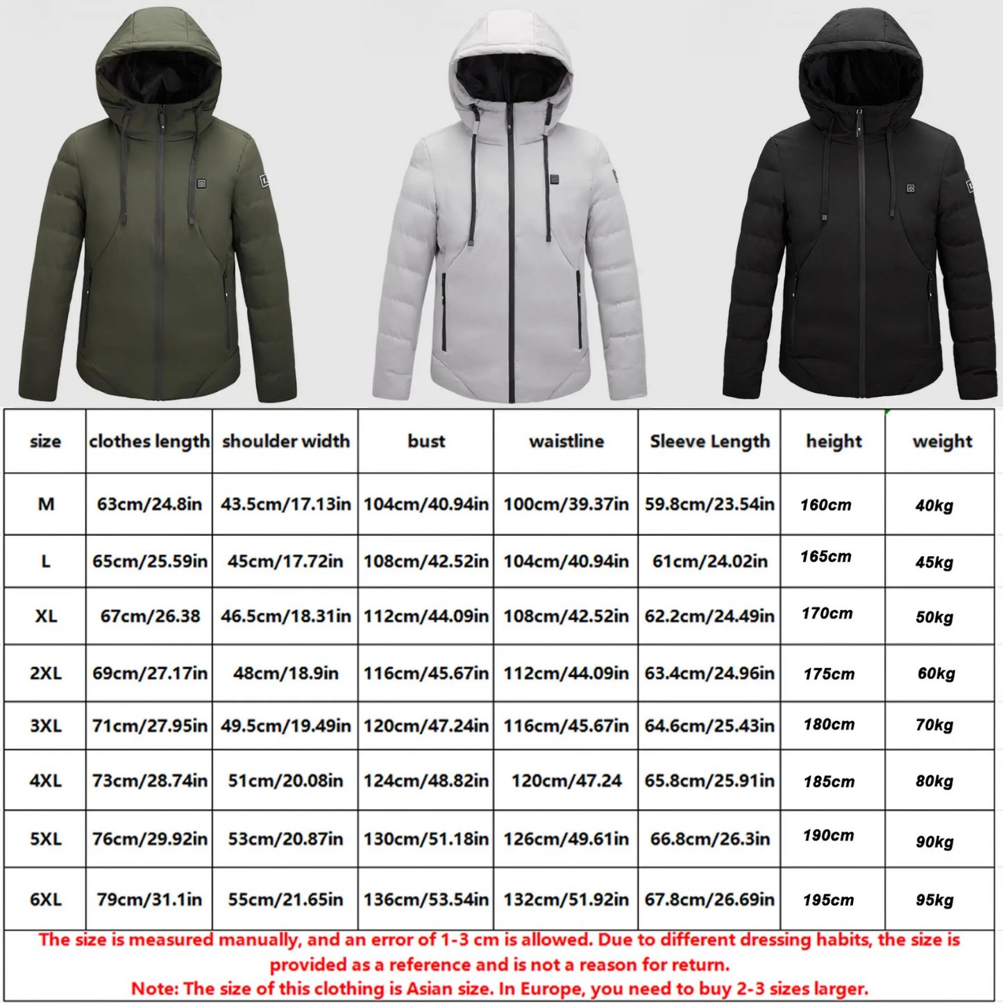 Grey Windbreaker Parka Heat Jacket Hoodie For Women