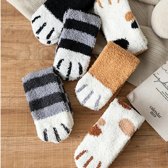 Cute Cat Paw Socks For Cat Lovers