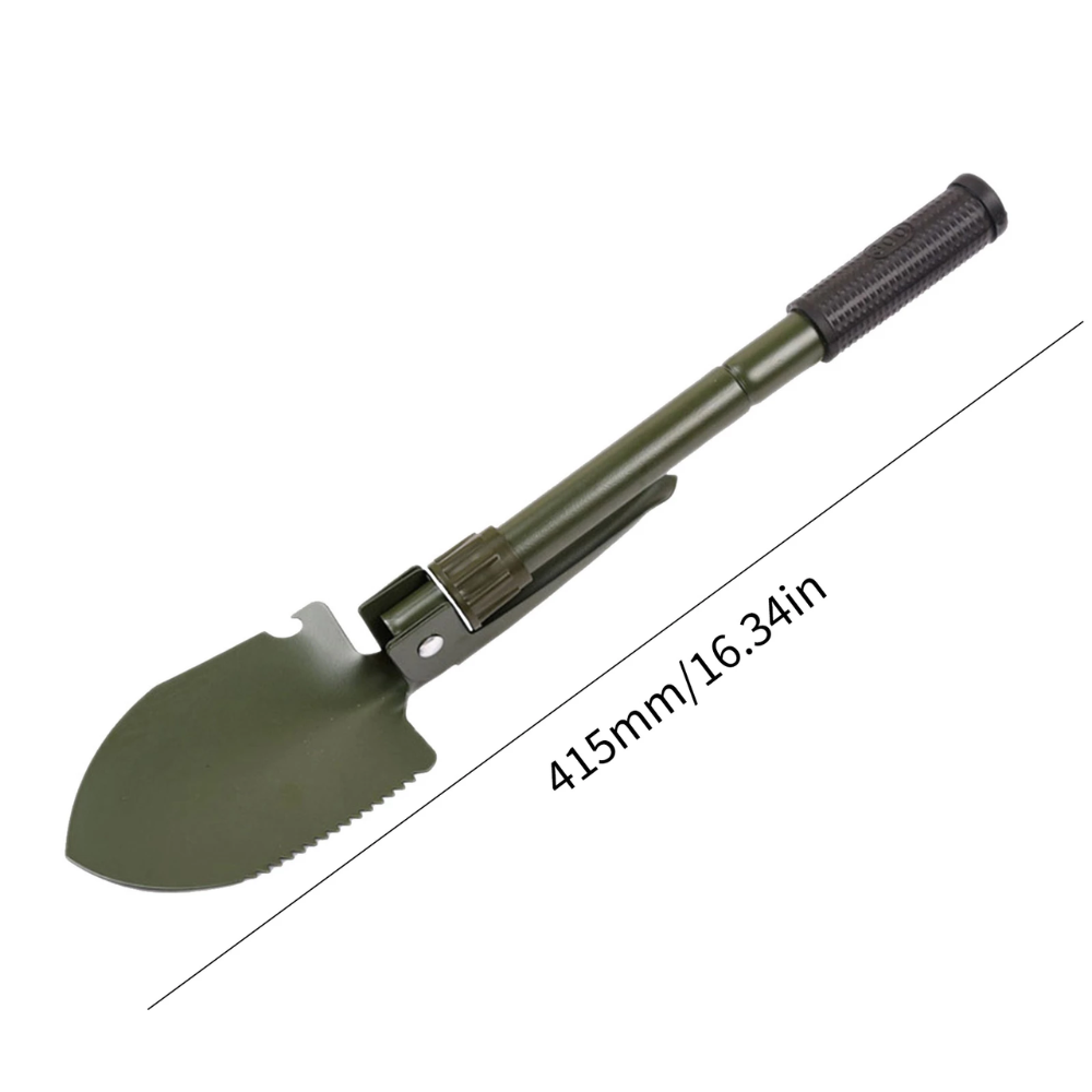 3-in-1 Military Folding Camping Shovel