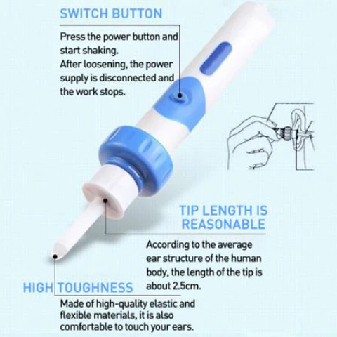 Ear Wax Remover Vacuum Cleaner for Kids and Adults