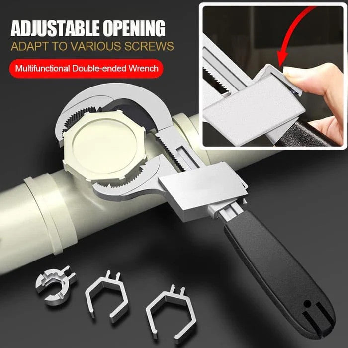 Universal Adjustable Multifunctional Double-ended Wrench