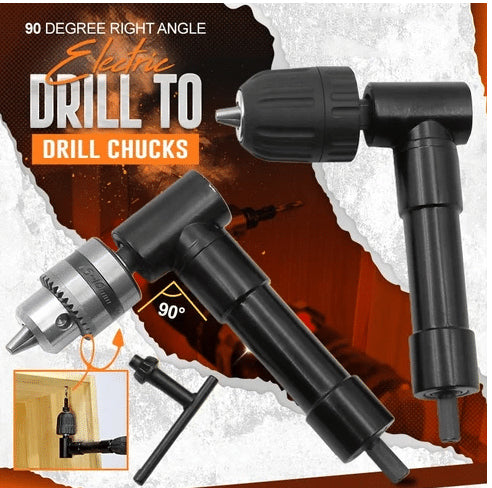 90 Degree Right Angle Electric Drill Chucks Device