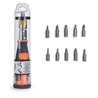Portable Hidden Rotation Screwdriver 10 in 1 Tool